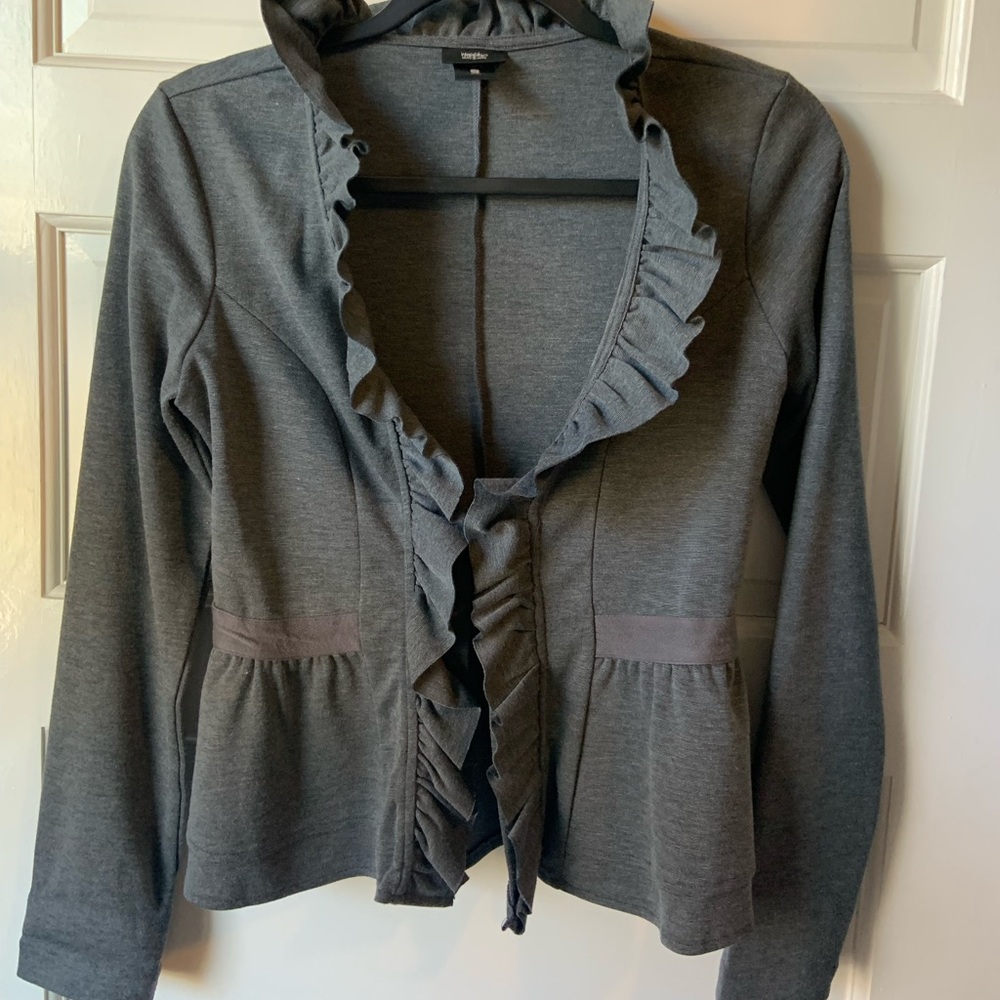 Ruffle cardigan